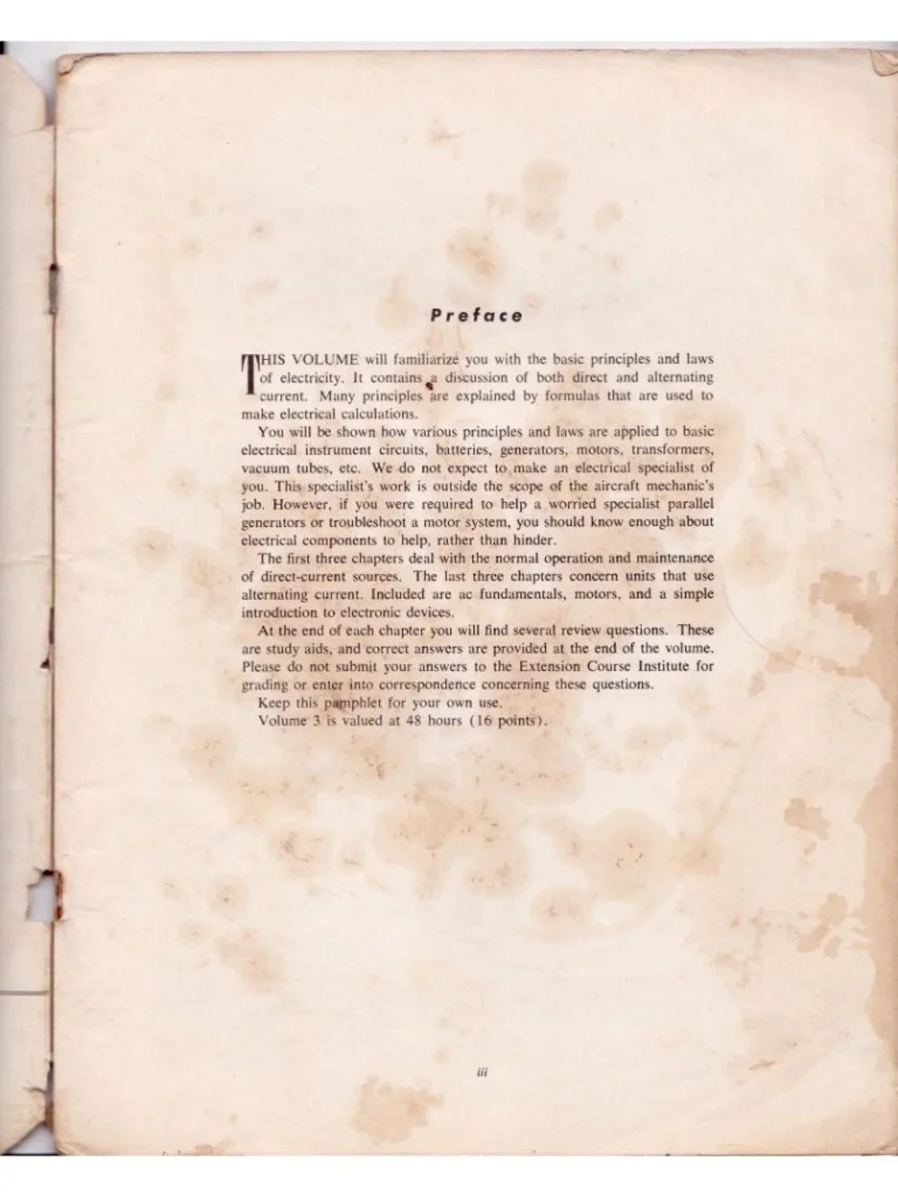 1963 USAF Aircraft Mechanic Electrical Systems Course 4313 Manual Air University
